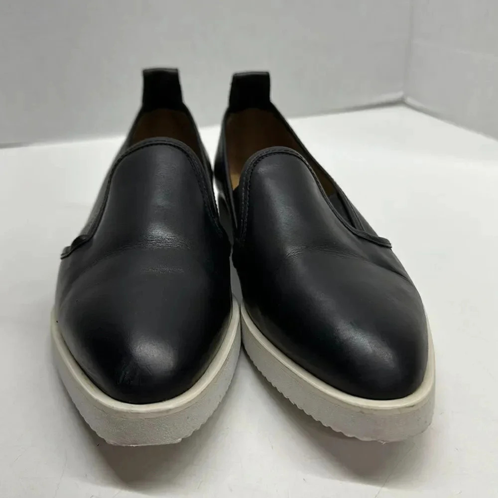 Black Slip-On Women's Shoes - Picture 3 of 12
